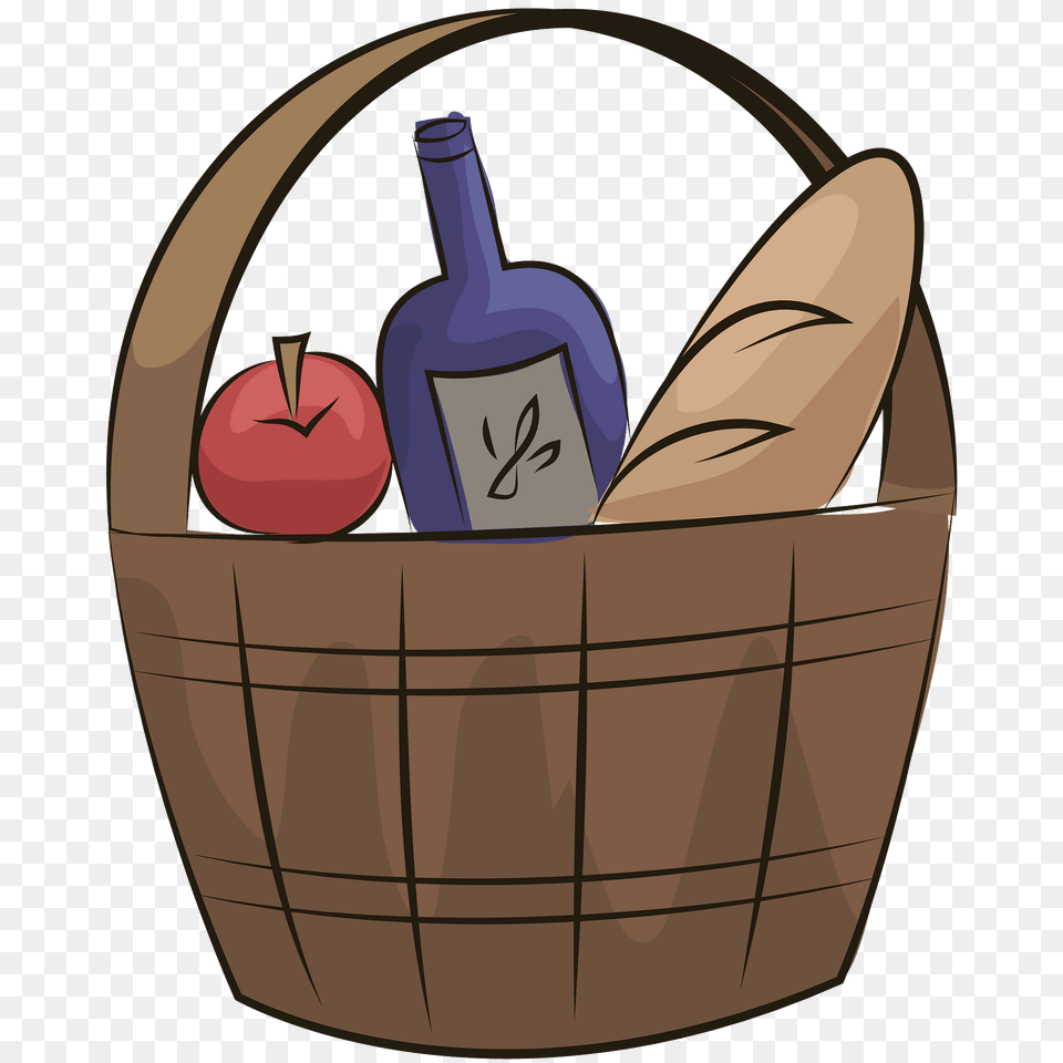 Picnic Basket Clipart, Shopping Basket, Ammunition, Grenade, Weapon Png