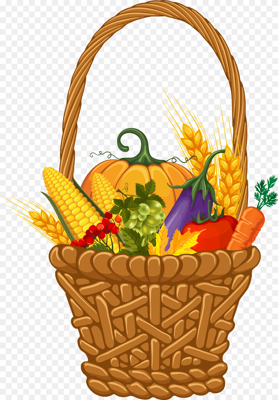 Picnic Basket Clipart Harvest Clipart, Dynamite, Weapon, Food, Produce Png