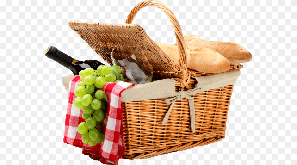 Picnic Baskets Baguette Food Picnic Table With Food, Fun, Basket, Sandwich, Leisure Activities Png Image