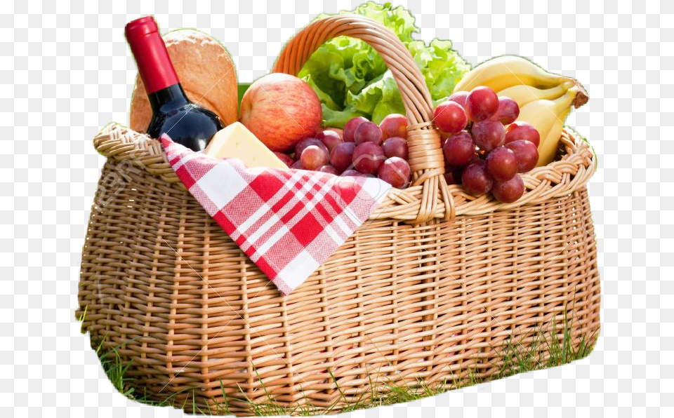 Picnic Baskets With Food, Fun, Leisure Activities, Basket, Fruit Free Transparent Png