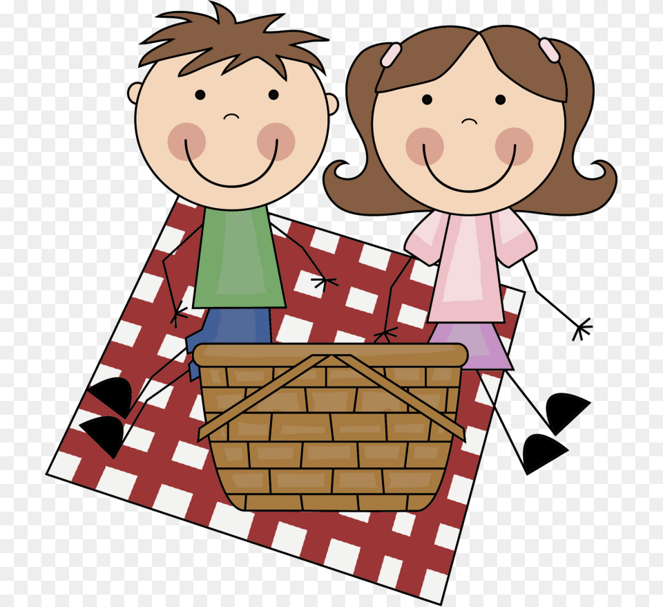 Picnic Clipart, Basket, Face, Head, Person Png Image