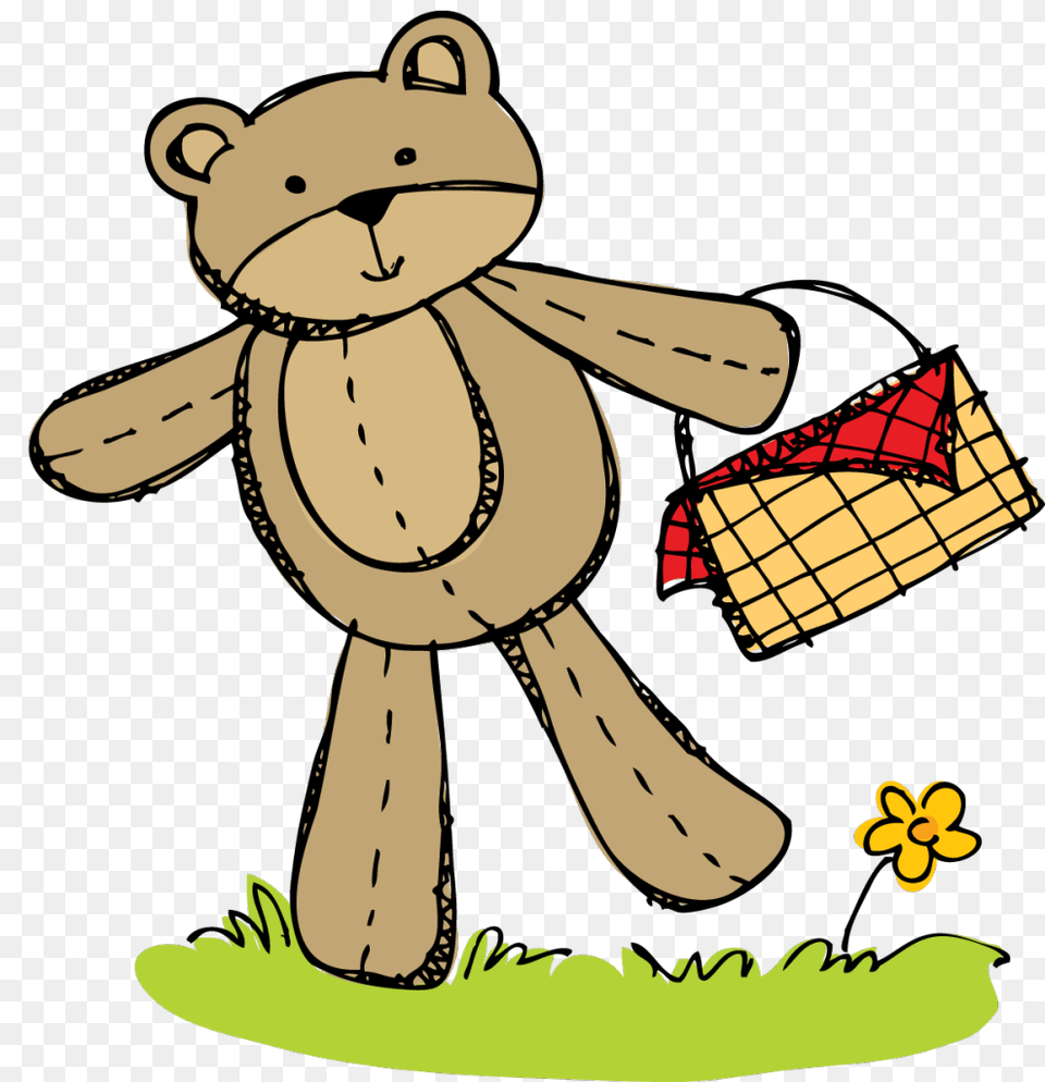 Picnic Images Clip Art Bear Clipart, Toy, Animal, Mammal, Wildlife Png Image