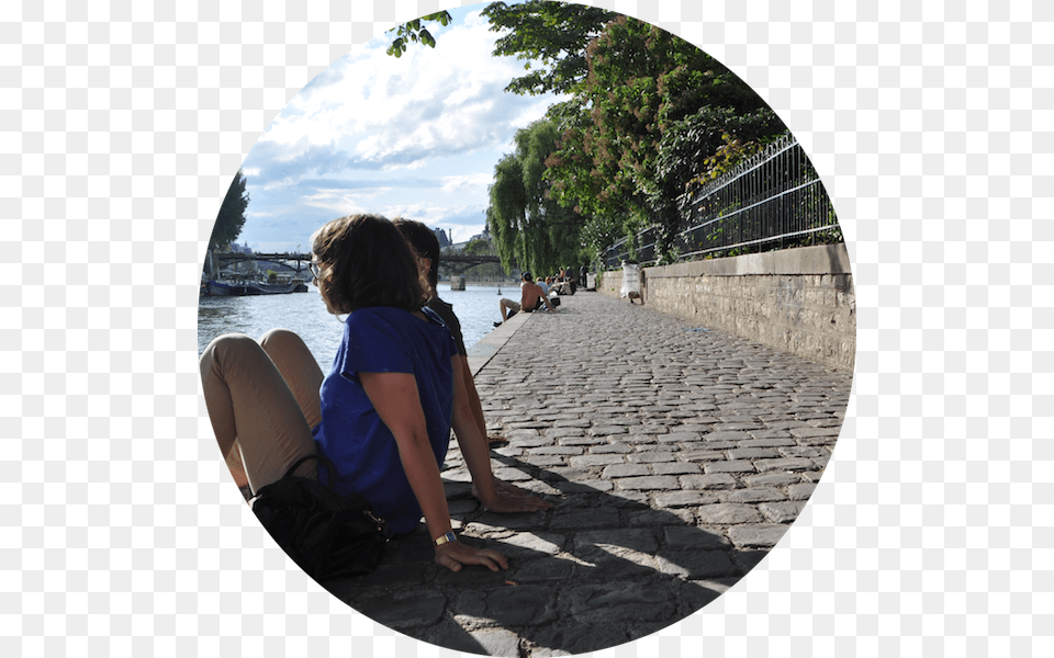 Picnic Spots In Paris Sitting, Path, Walkway, Sidewalk, Cobblestone Png Image