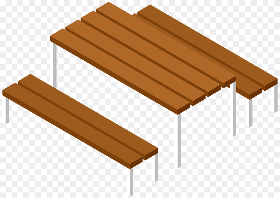 Picnic Table And Bench Transparent Clip Art Gallery, Lumber, Plywood, Wood, Hardwood Free Png Download