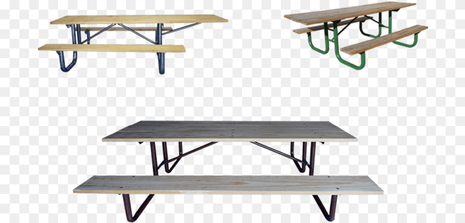 Picnic Tables Manufactured By Gerber Tables Great Outdoors Picnic Table, Bench, Furniture, Wood, Coffee Table Free Png Download