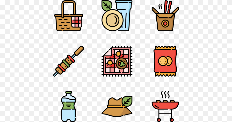Picnic Thailand Icons, Art Free Png Download
