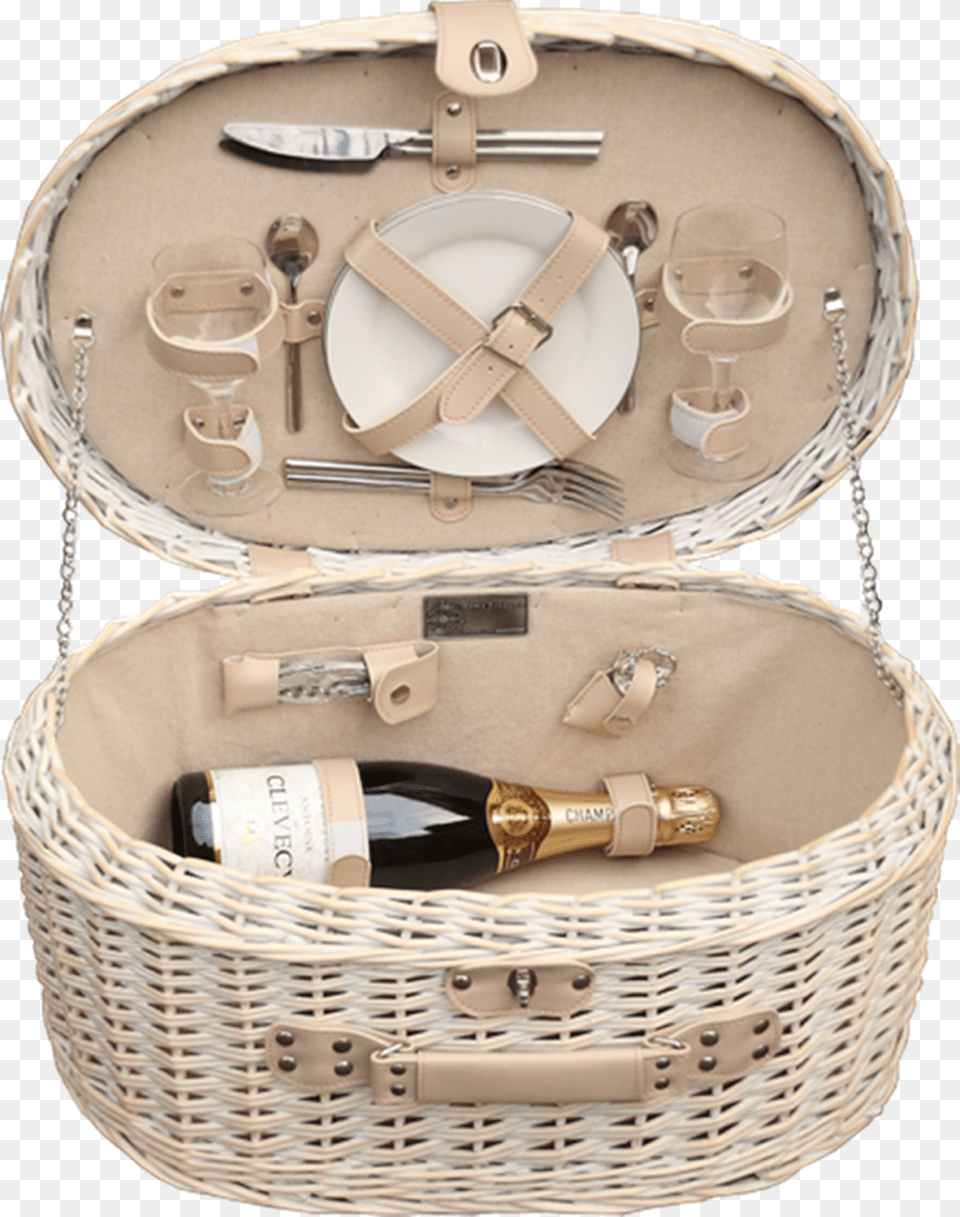 Picnickurv Champagne, Basket, Accessories, Bag, Handbag Free Png Download