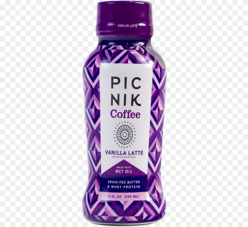 Picnik Vanilla Latte, Bottle, Purple, Herbal, Herbs Free Png