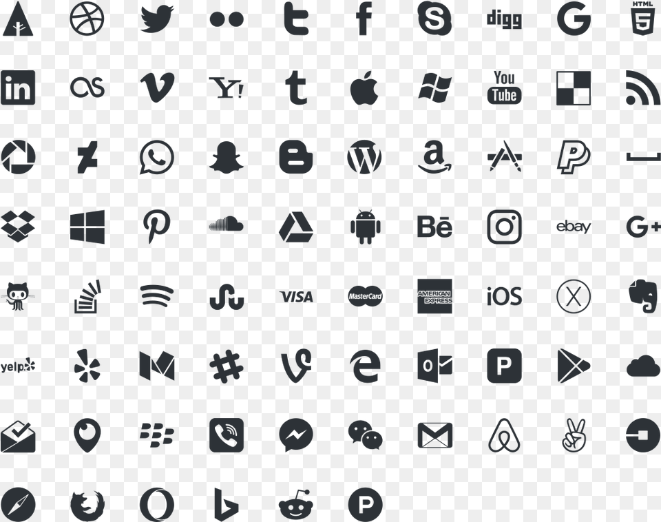 Picons Social Full Preview Vector Business Card Icons, Text, Electronics, Mobile Phone, Phone Free Png