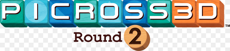 Picross3dround2 Logo Nintendo 3ds Picross 3d Round, Text, Number, Symbol Png