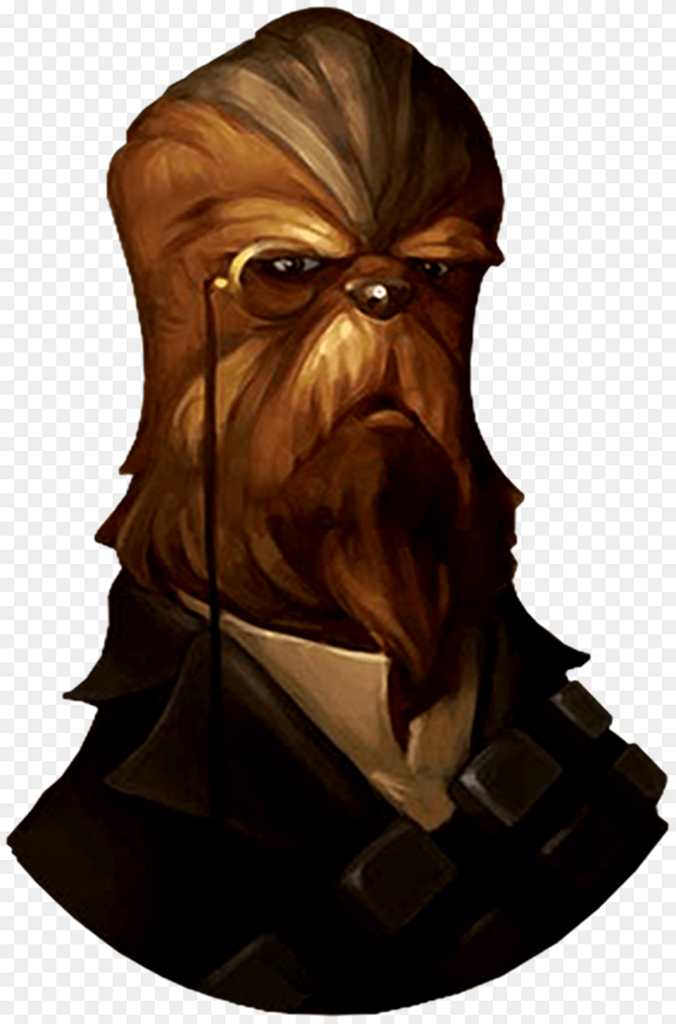 Pics For Chewbacca Chibi Victorian Star Wars Victorian Star Wars, Painting, Art, Face, Portrait Free Png
