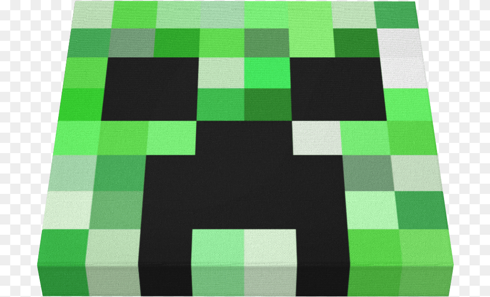 Pics On Canvas Minecraft Creeper Face, Home Decor, Rug Free Png Download