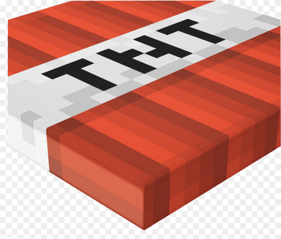 Pics On Canvas Minecraft Tnt Digitale Klok Wekker, Brick, Rubber Eraser Png