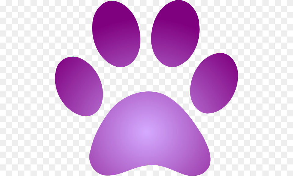 Pics Photos Paw Print Clip Art Clker Com Purple Paw Purple Dog Paw Print, Head, Person Free Png Download