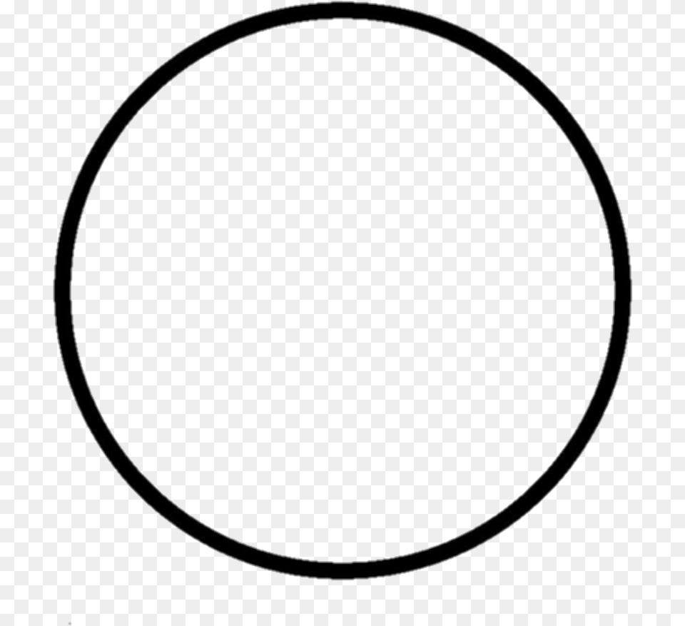 Picsart Black Lined Circle, Oval Png Image