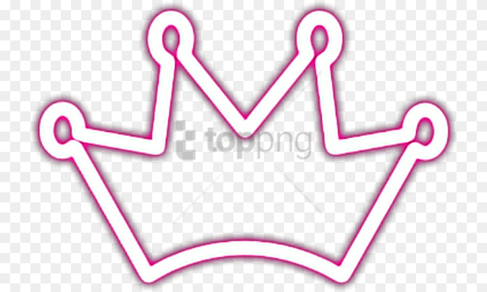 Picsart Crown Sticker Image With Corona, Light, Neon, Symbol Free Png Download