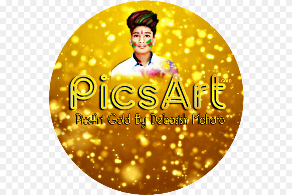 Picsart Gold New Fonts Label, Adult, Female, Person, Woman Png Image