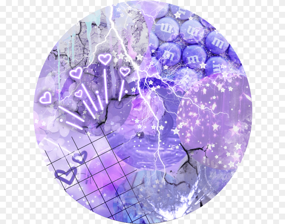 Picsart Icon Aesthetic Purple Abstract Art, Sphere, Accessories Png