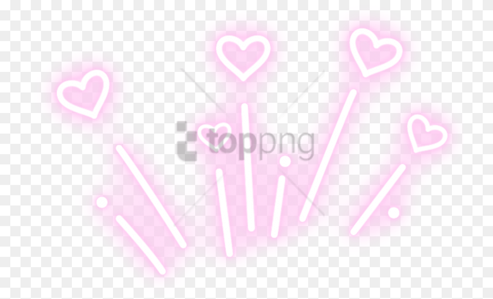 Picsart Neon Stickers Image With Aesthetic Cute Neon Signs, Purple, Clothing, Glove Free Transparent Png