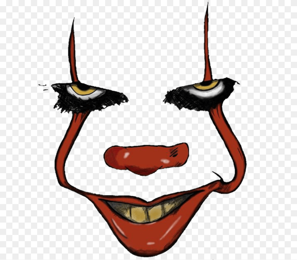 Picsart Pennywise Download Background Pennywise Face, Art, Adult, Person, Woman Free Transparent Png