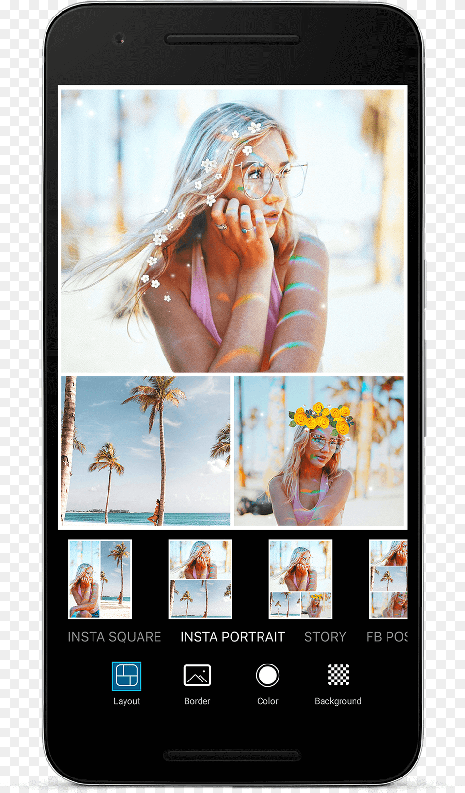 Picsart Photo Studio Collage Maker Amp Pic Editor, Mobile Phone, Electronics, Phone, Wedding Free Png Download