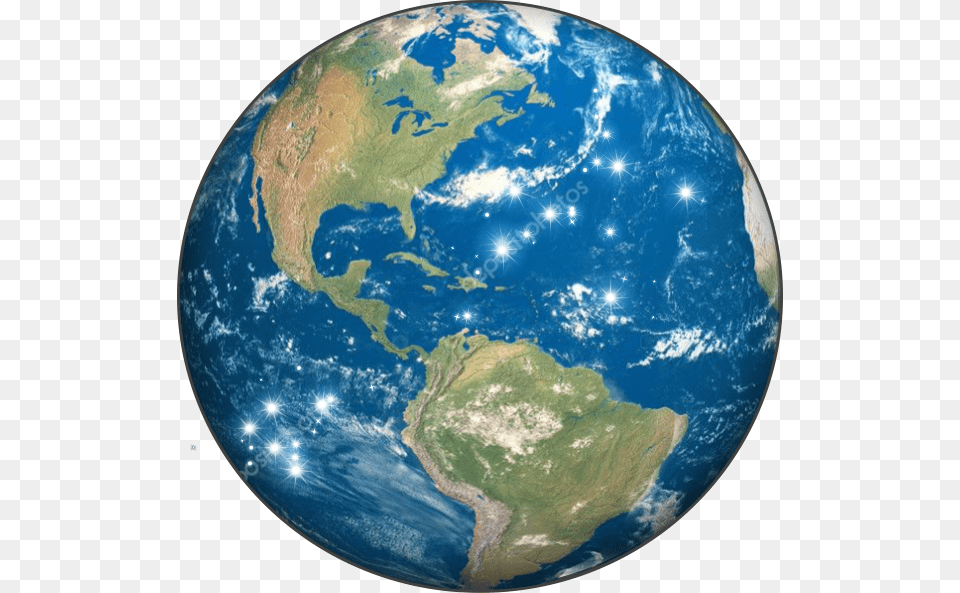 Picsartstickers Sticker Planeta Tierra Mundo Freetoedit Planet Earth White Background, Astronomy, Globe, Outer Space Png