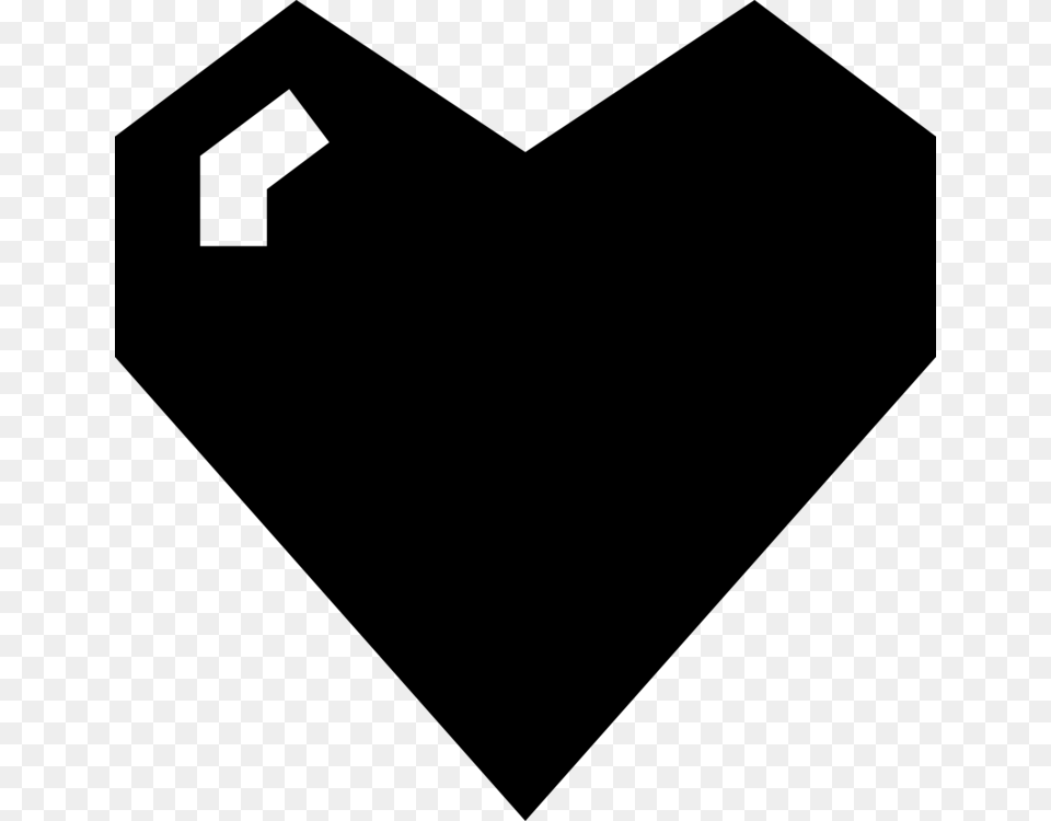 Pictogram Bit Color Drawing Black And White Heart, Gray Free Transparent Png