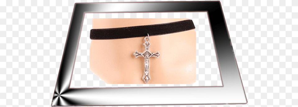 Picture 1 Of Choker, Cross, Symbol, Clothing, Underwear Png