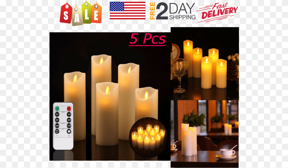 Picture 1 Of Flameless Candle, Electronics, Remote Control, Plate, Cup Png