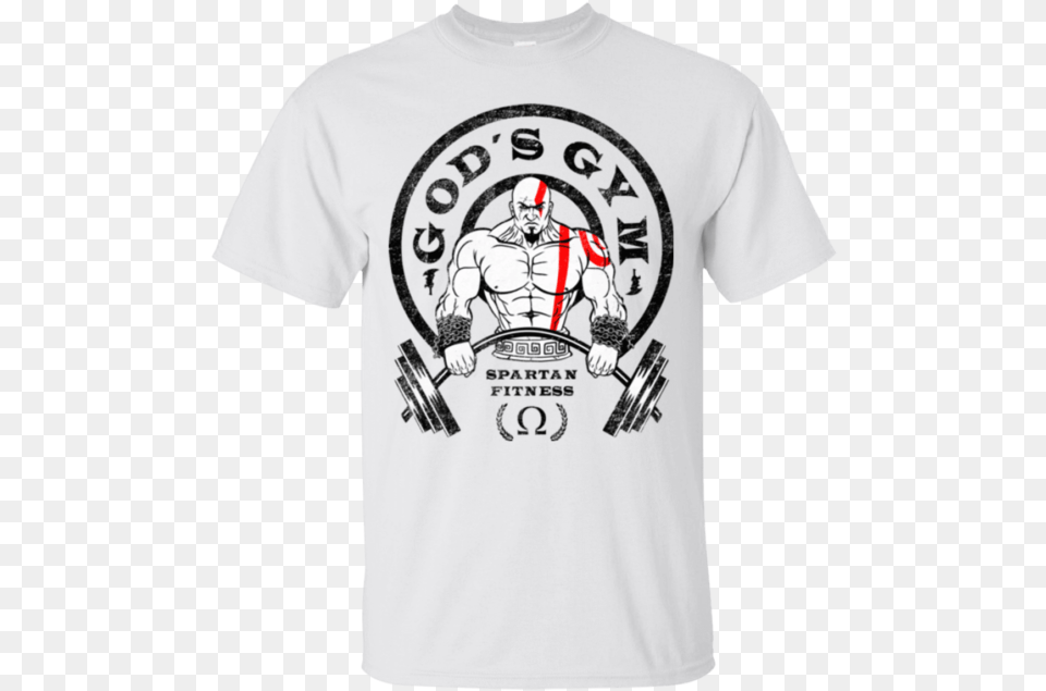 Picture 1 Of God Of War Gym T Shirt, Clothing, T-shirt, Adult, Male Free Png Download