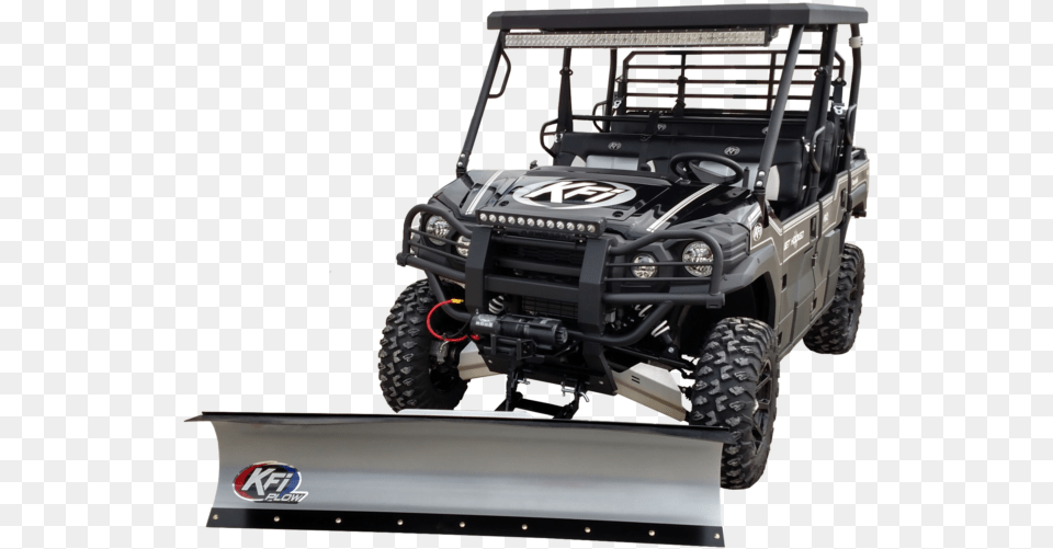 Picture 1 Of Kfi Utv Plow, Machine, Wheel, Vehicle, Transportation Free Png