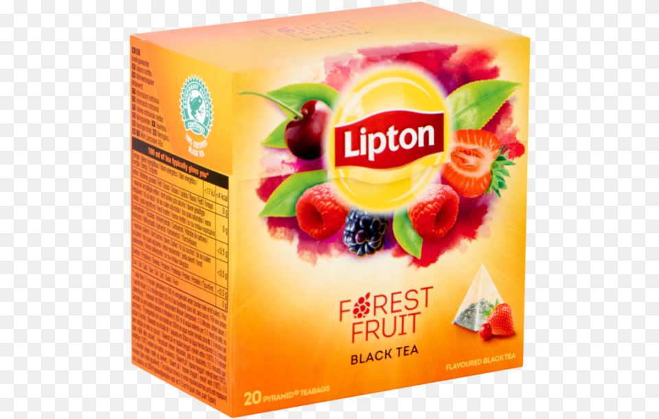 Picture 1 Of Lipton Aromatic Pyramid Tea Forest Fruit, Berry, Food, Plant, Produce Png Image