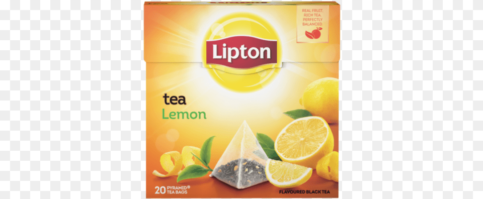 Picture 1 Of Lipton Lemon Tea Bags, Citrus Fruit, Food, Fruit, Plant Free Png