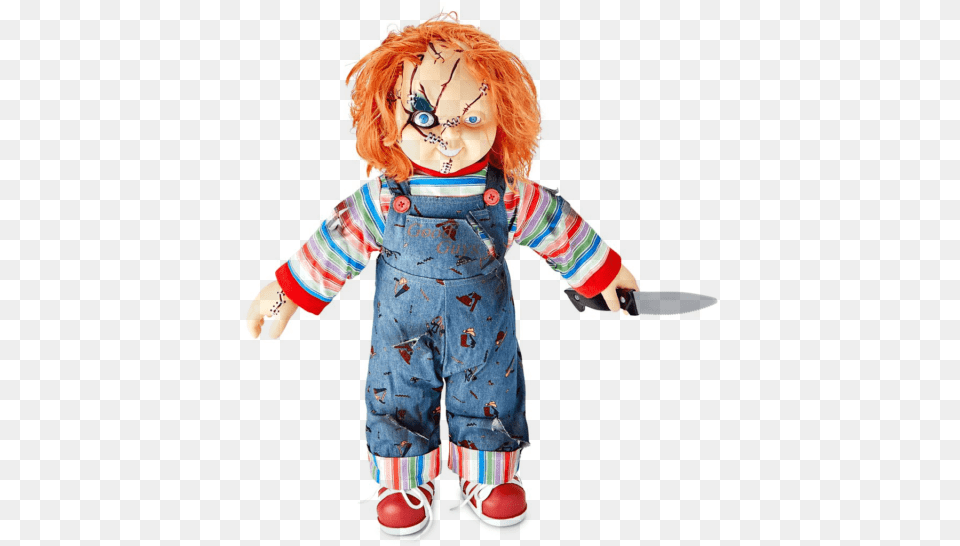 Picture 1 Of Spirit Halloween Chucky Doll, Baby, Person, Toy Free Png