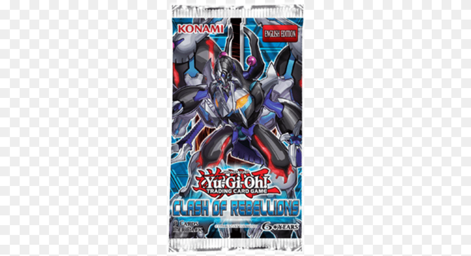 Picture 1 Of Yugioh Clash Of Rebellion Pack, Book, Comics, Publication, Advertisement Png
