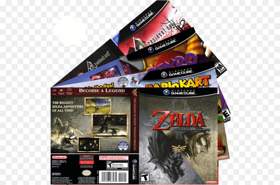 Picture 1 Of Zelda Twilight Princess Ngc, Advertisement, Poster, Adult, Female Free Png Download