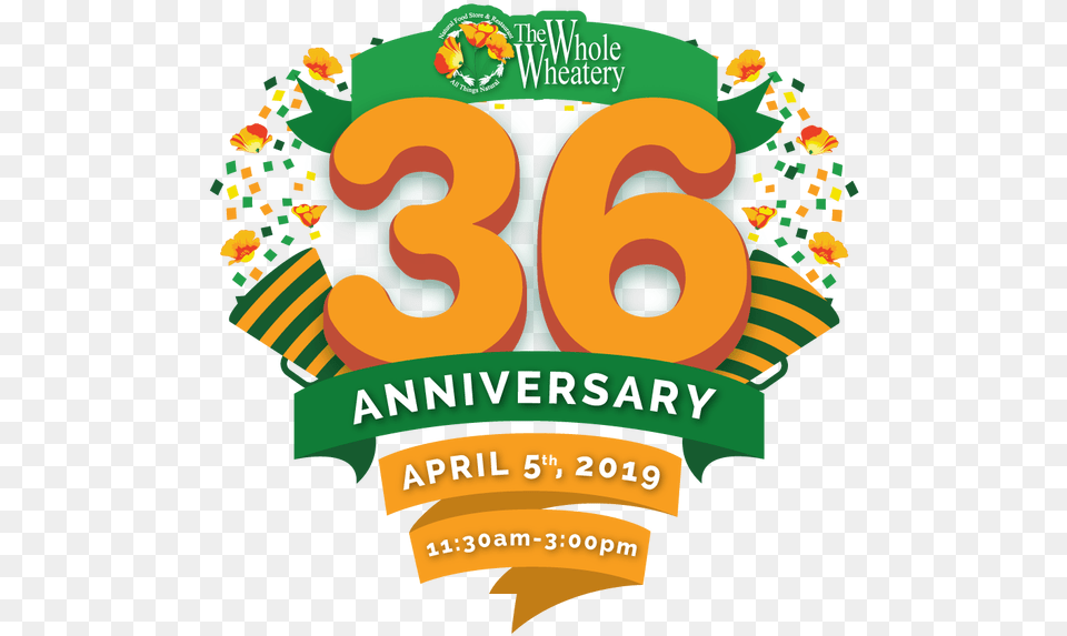 Picture 36th Anniversary, Advertisement, Poster, Symbol, Number Png Image