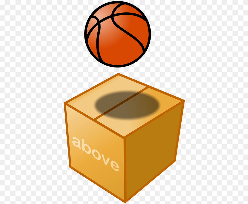 Picture Above Preposition Of Place, Box, Sphere, Cardboard, Carton Free Transparent Png