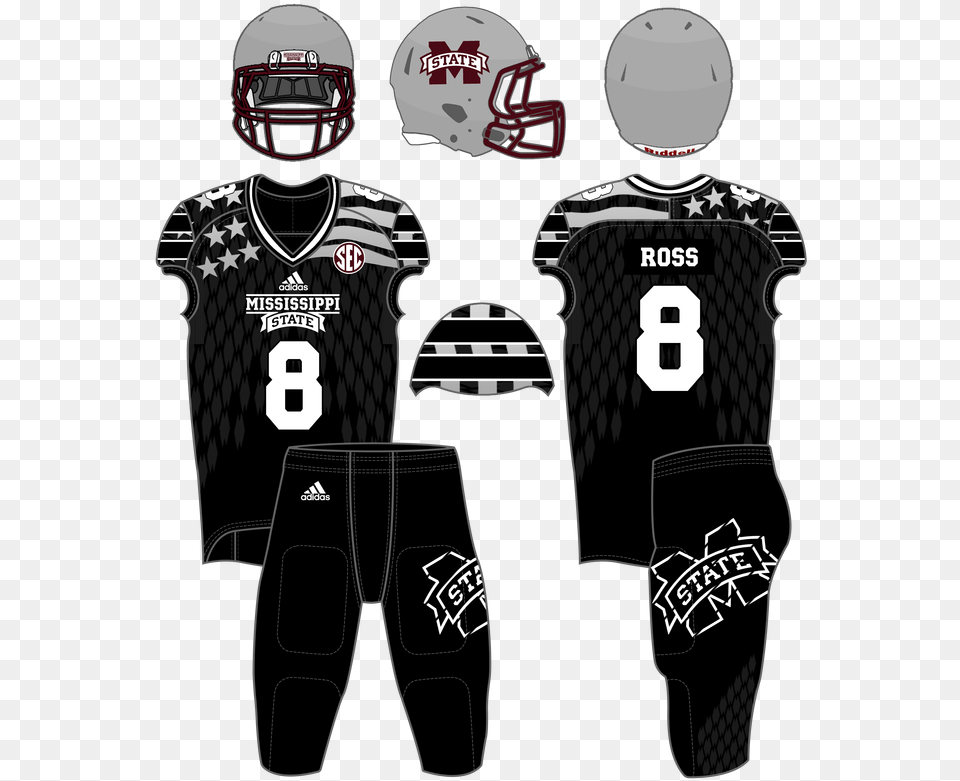 Picture Black And Silver Football Jersey, Clothing, Helmet, Shirt, Sport Free Png