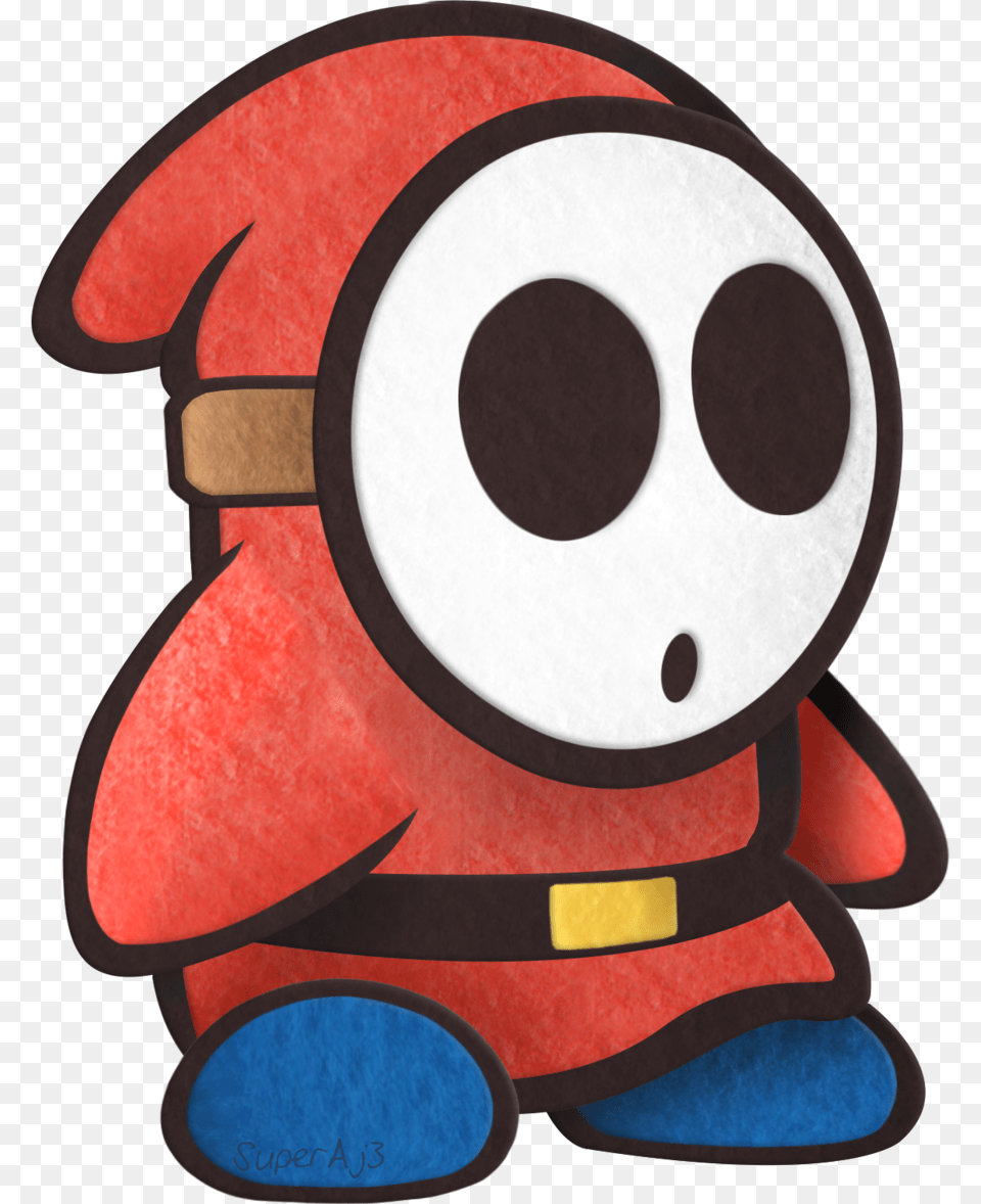 Picture Black And White Download Images Of Paper Spacehero Super Paper Mario Shy Guy, Plush, Toy Free Png