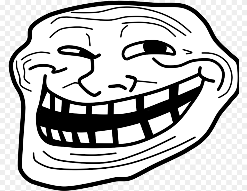 Picture Black And White Download Pictures Troll Face, Stencil, Art, Drawing, Person Free Transparent Png