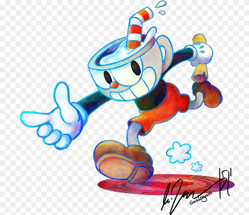 Picture Black And White Library Butt Cuphead Mario And Luigi Dream Team Art Style, Toy Free Transparent Png