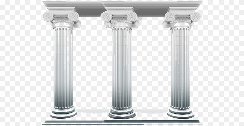 Picture Black And White Library Pillars Vector Greek 3 Pillars, Architecture, Pillar, Mailbox Free Png
