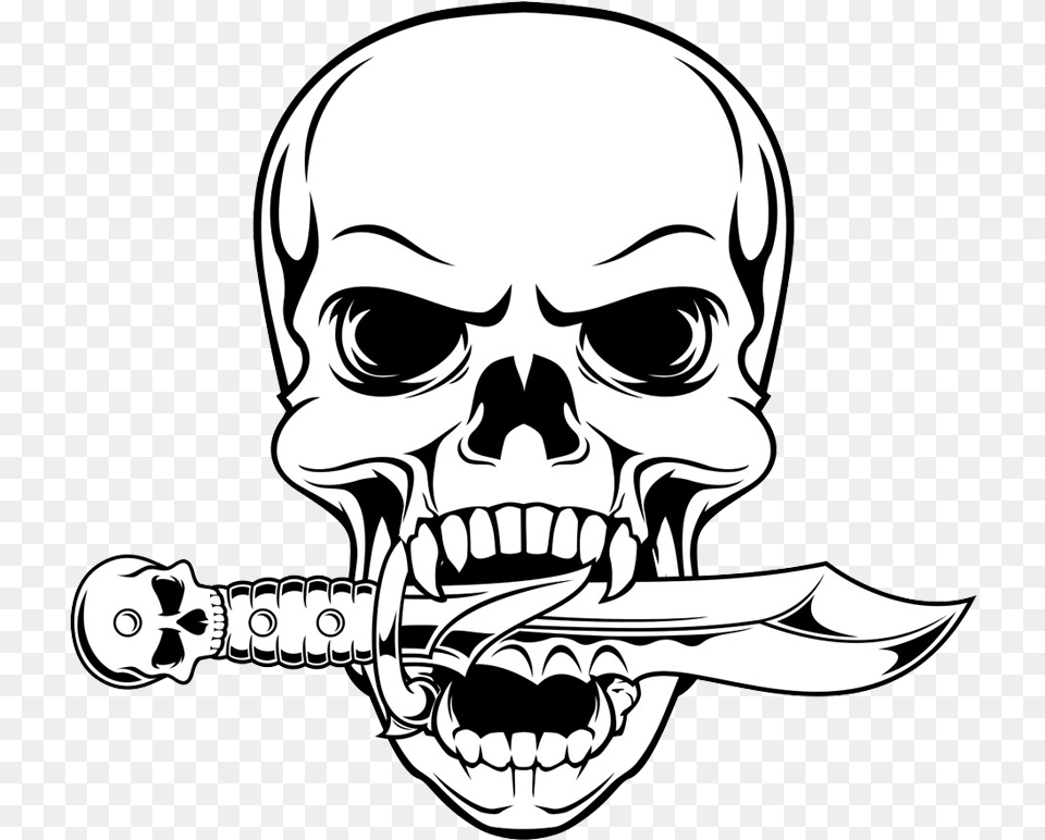 Picture Black And White Stock Drawing Celebrities Skull Halloween Skull 6quotx4quot Temporary Tattoo Stickers, Baby, Person, Stencil, Face Png