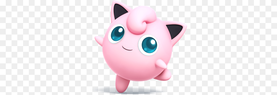 Picture Black And White Stock Super For Ds Wii Super Smash Bros Jigglypuff, Piggy Bank Png