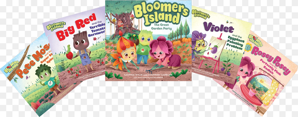 Picture Bloomers Island Book, Advertisement, Publication, Comics, Poster Png