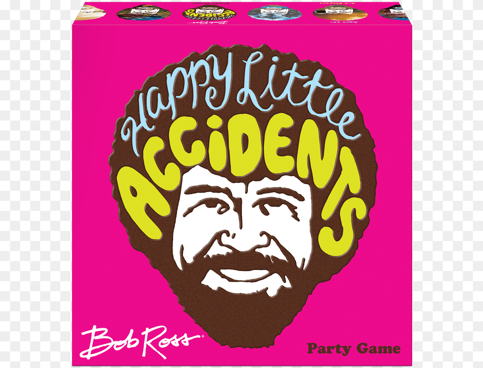 Picture Bob Ross, Advertisement, Poster, Face, Head Free Transparent Png