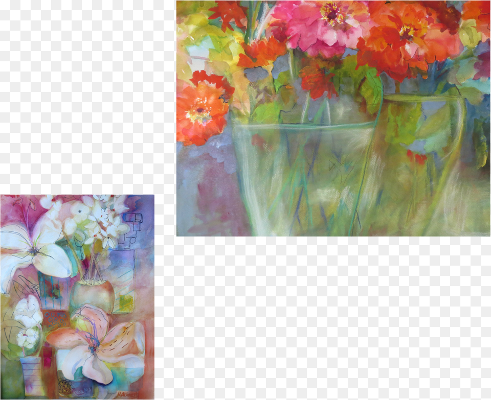 Picture Bouquet, Art, Flower, Geranium, Painting Free Png