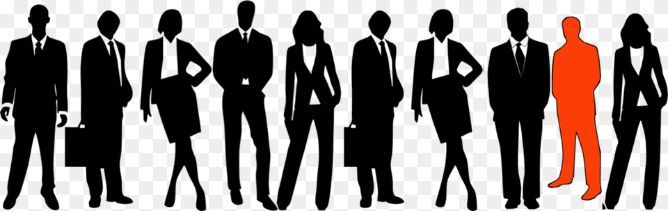 Picture Business People Silhouette Vector, Person Png