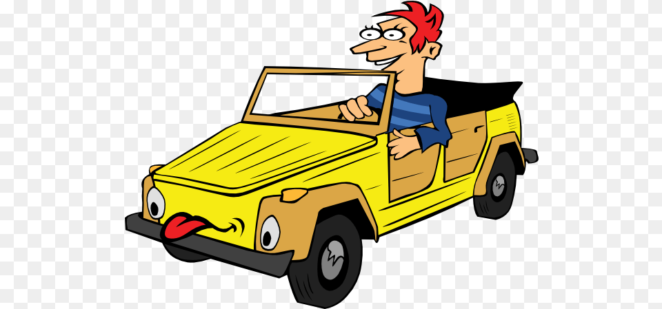 Picture Cartoon Clip Art Driving Clipart, Pickup Truck, Vehicle, Truck, Transportation Free Png Download